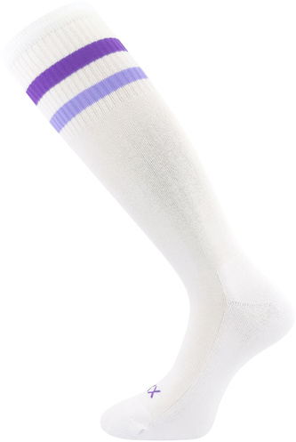 VoXX® podkolenky Retrana bílá/fialová 39-42 (26-28) 1 pár