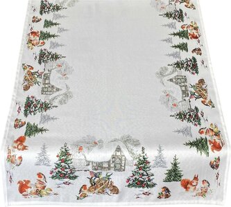 Vánoční ubrus - běhoun na stůl FABIAN 60x120 cm Mybesthome