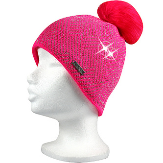 VoXX® čepice Mokki magenta/stříbrná uni 1 ks