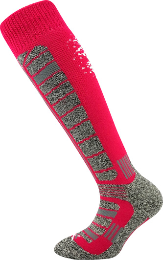 VoXX® podkolenky lyžařské Carving dětské magenta 35-38 (23-25) 1 pár