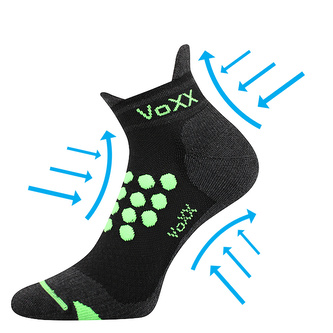 VoXX® ponožky Sprinter černá 35-38 (23-25) 1 pár
