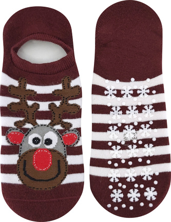 Lonka® ponožky Cupid ABS vínová 39-42 (26-28) 3 páry