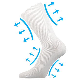 Lonka® ponožky Oregan bílá 35-38 (23-25) 1 pár