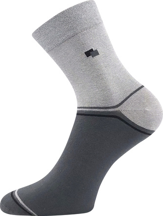 Lonka® ponožky Roger 01 šedá 43-46 (29-31) 3 páry