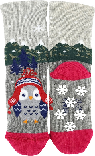 Boma® ponožky Huhik ABS růžová 14-17 (9-11) 1 pár