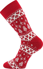 VoXX® ponožky Zimona červená 35-38 (23-25) 1 pár