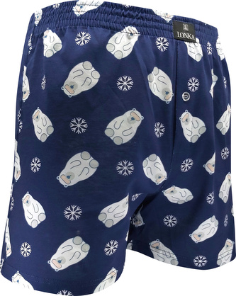 Lonka® trenýrky Karlos IMAGE medvědi a vločky L 1 ks