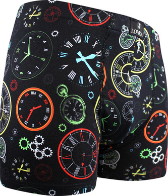 Pánské boxerky Lonka vícebarevné (Kevin-clock) XL Pánské boxerky Lonka vícebarevné (Kevin-clock) XL