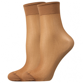 Lady B ponožky NYLON socks 20 DEN / 2 páry visone uni 6 ks