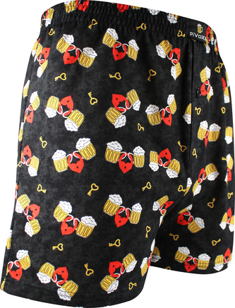 Pánské trenky VoXX vícebarevné (Karlos - pivo/love) XXL