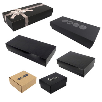 Boma® Krabičky dárkové černá matná 23 x 10 x 4,5 cm 1 ks