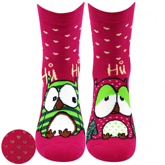 Boma® ponožky Pruhana ABS 12 magenta 35-38 (23-25) 3 páry