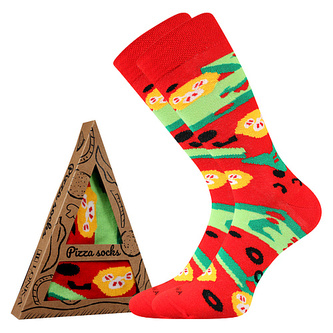Lonka® ponožky Pizza 3 38-41 (25-27) 1 pár Lonka® ponožky Pizza 3 38-41 (25-27) 1 pár