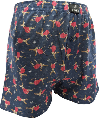 Pánské trenky VoXX vícebarevné (Karlos-reindeer II) XL Pánské trenky VoXX vícebarevné (Karlos-reindeer II) XL
