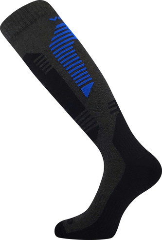 VoXX® podkolenky lyžařské Thema antracit melé 39-42 (26-28) 1 pár