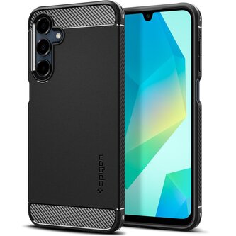 Spigen Rugged Armor, matte black - Samsung Galaxy A16/A16 5G