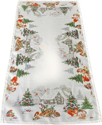 Vánoční ubrus - běhoun na stůl FABIAN 40x85 cm Mybesthome