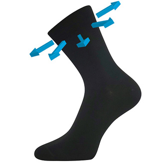 Lonka® ponožky Drbambik černá 39-42 (26-28) 3 páry