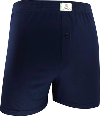 Lonka® trenýrky Wuzzy bambus tm.modrá L 1 ks