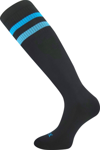 VoXX® podkolenky Retrana černá/tyrkysová 35-38 (23-25) 1 pár