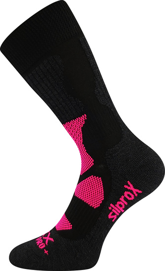 VoXX® ponožky Etrex černo-růžová 39-42 (26-28) 1 pár