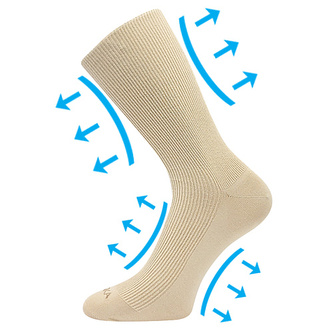 Lonka® ponožky Oregan béžová 43-46 (29-31) 1 pár