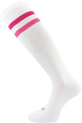VoXX® podkolenky Retrana bílá/růžová 39-42 (26-28) 1 pár