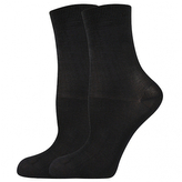 Lady B ponožky COTTON socks 60 DEN nero 35-38 (23-25) 6 párů
