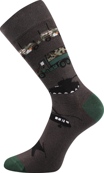 Lonka® ponožky Depate army 43-46 (29-31) 3 páry