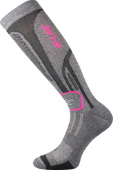 VoXX® podkolenky In-line šedá melé/růžová 35-38 (23-25) 1 pár