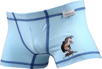 Dětské boxerky Boma světle modré (KR003) 122