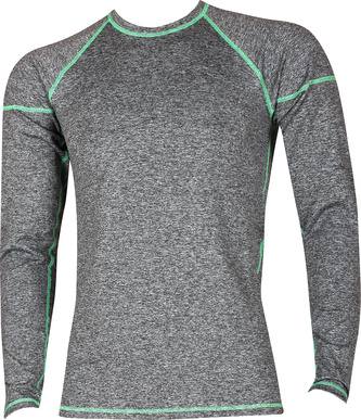 VoXX® SOLID 01 pánské tričko dlouhý rukáv melé XL 1 ks