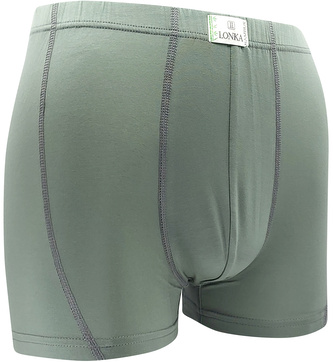 Lonka® boxerky Norbert bambus olivová XXL 1 ks