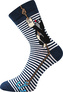 Boma® ponožky KR 111 pruhované navy 39-42 (26-28) 1 pár