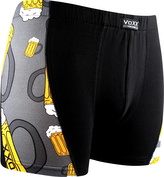 VoXX® boxerky Kamil image PIVO pivo VELKÉ-tm.šedá L 1 ks