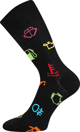 Lonka® ponožky Twidor kontrolky 43-46 (29-31) 3 páry