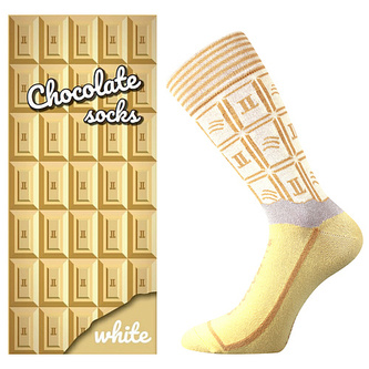Lonka® ponožky Chocolate white 42-45 (28-30) 1 pár