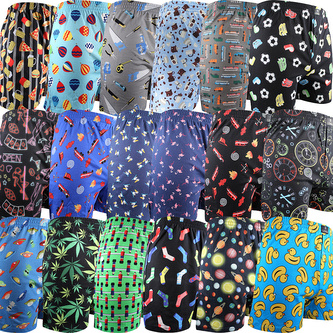 Lonka® trenýrky Karlos IMAGE perníčci/červená 3XL 1 ks
