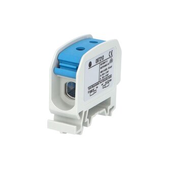 Svorka univerzální RKA 35 N, 125A, 1pól., AL/CU, modrá, na DIN/ na panel