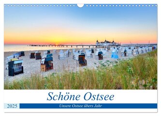 Schöne Ostsee - Impressionen übers Jahr (Wandkalender 2025 DIN A3 quer), CALVENDO Monatskalender