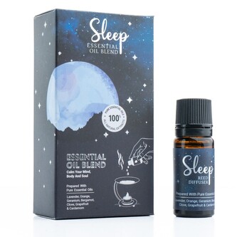 Spánková aromaterapie směs esenciálních olejů 10 ml v jantarově zbarvené lahvičce