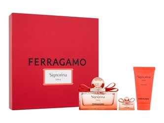 Ferragamo Signorina parfémovaná voda 100 ml + tělové mléko 50 ml + parfémovaná voda 5 ml
