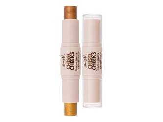 Barry M Chisel Cheeks Rozjasňovač Highlighter Cream Duo 6,3 g Gold/Bronze pro ženy