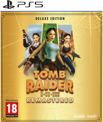 Tomb Raider I-III Remastered Starring Lara Croft: Deluxe Edition (PS5)