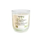 SVÍČKA VE SKLE LIMETKA A BERGAMON 7.5X8.5CM 158G