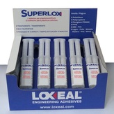 LOXEAL SUPERLOX dvojkartuš 50ml  (1x lepidlo + 1x B špička)