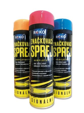 Značkovací sprej signální ROKO modrá 500ml