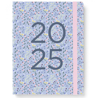 Filofax, plánovač Meadow 2025, A5, sv. modrý
