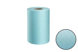 TETEX utěrka MECHANIC PLUS 500 29x37cm (185mb) tyrkysové, krepované na roli