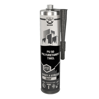 PU 50 Polyuretanový tmel BULDOK šedý 300ml